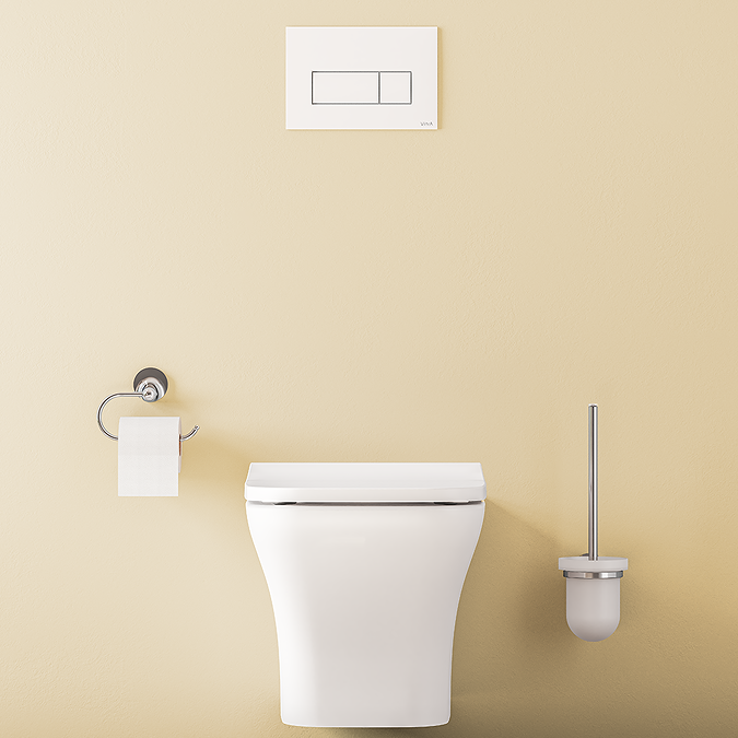 Divara Asılan Unitaz (Rimless, Soft-Close Qapaqlı) - Evi Model, Rimless Wall-Hung - 5